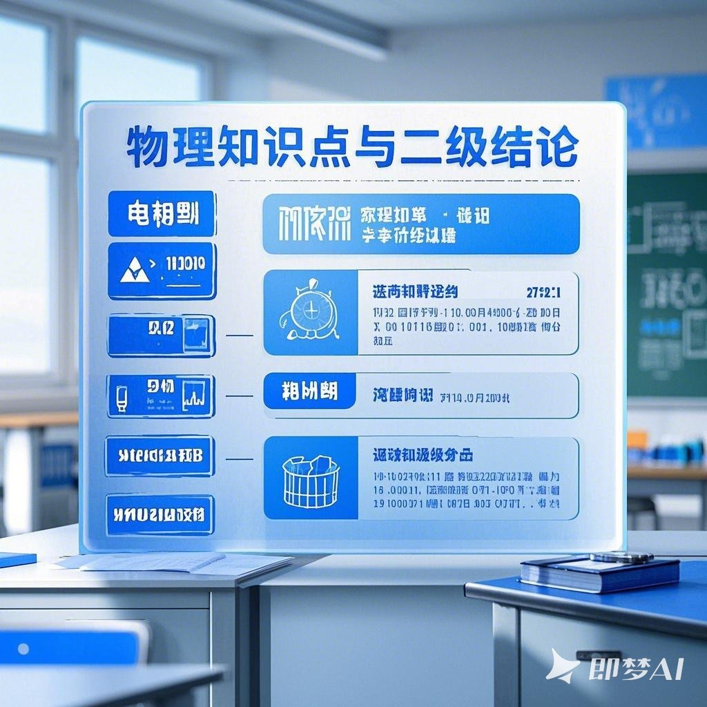 物理知识点&二级结论